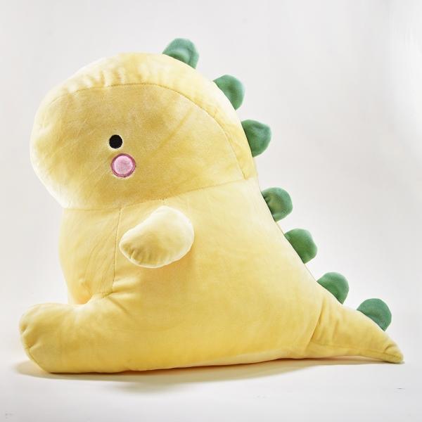 Actual product image Kögler Super soft plush dino, yellow, 40x34x34 cm (40 cm)