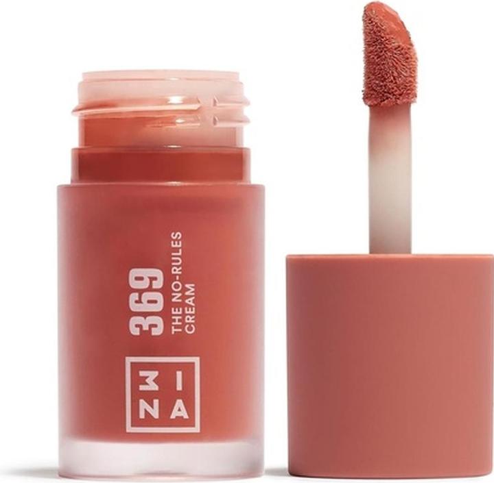 3INA MAKEUP The No-Rules Cream 369 Pink Brown Liquid Blush Matte Blush for Sensitive Eyes Lips & Che (369 Rosa-Braun)