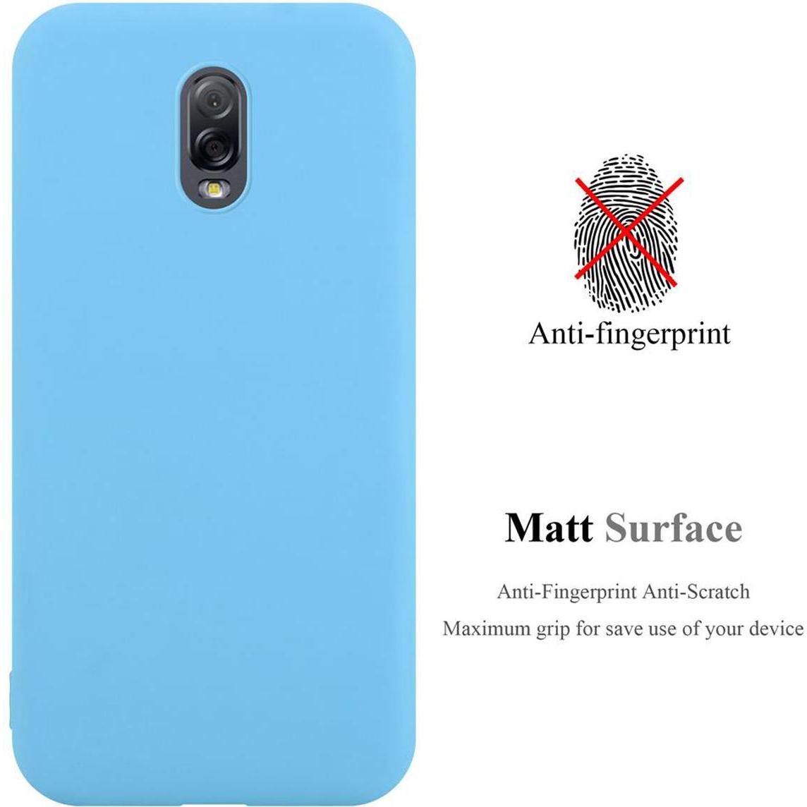 Thumbnail - Cadorabo TPU Candy Cover (Samsung Galaxy J7 Pro), Smartphone Hülle, Blau