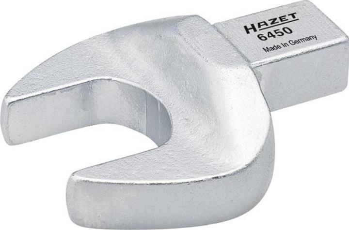 Actual product image HAZET Insert open-end wrench 6450C-7 ∙ Insert square 9 x 12 mm ∙ Outside hexagon profile ∙ 7 mm (7 mm)