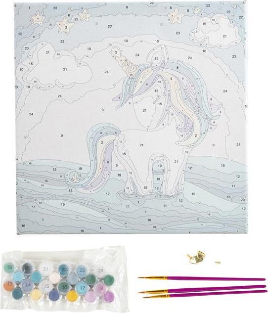 Actual product image Craft Buddy Painting by Numbers Kitten Rainbow (1x)