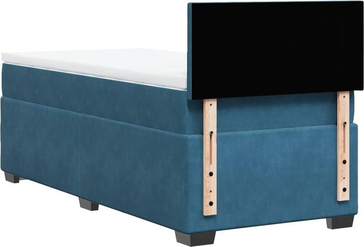 Produktbild vidaXL Bo x springbett mit Matratze 200 x 200 cm Samt (200 x 200 cm)