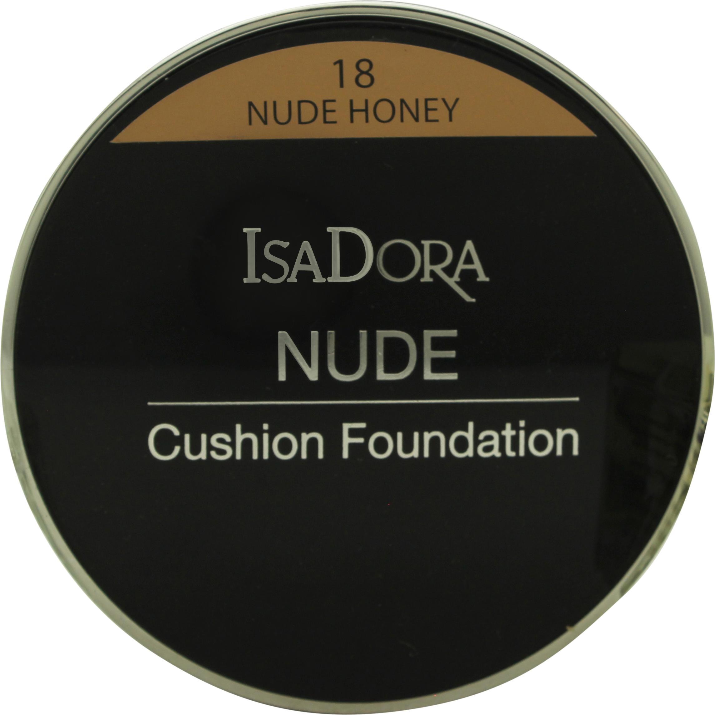 Isadora, Fondotinta, Nude Cushion Foundation 18 Nude Honey (Miele nudo)