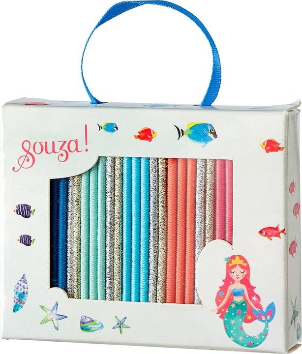 Immagine prodotto Souza per i bambini cravatta per capelli Cato, 25 pezzi (Elastico per capelli)