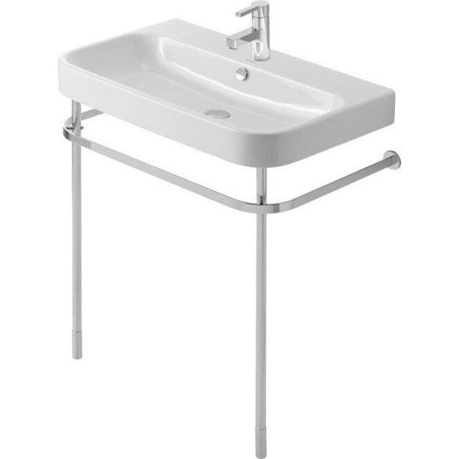 Duravit, Waschbeckenunterschrank, Metallkonsole HAPPY D.2 höhenverst. +50mm chr f WT 231880 chrom (77.5 x 49 x 80 cm)