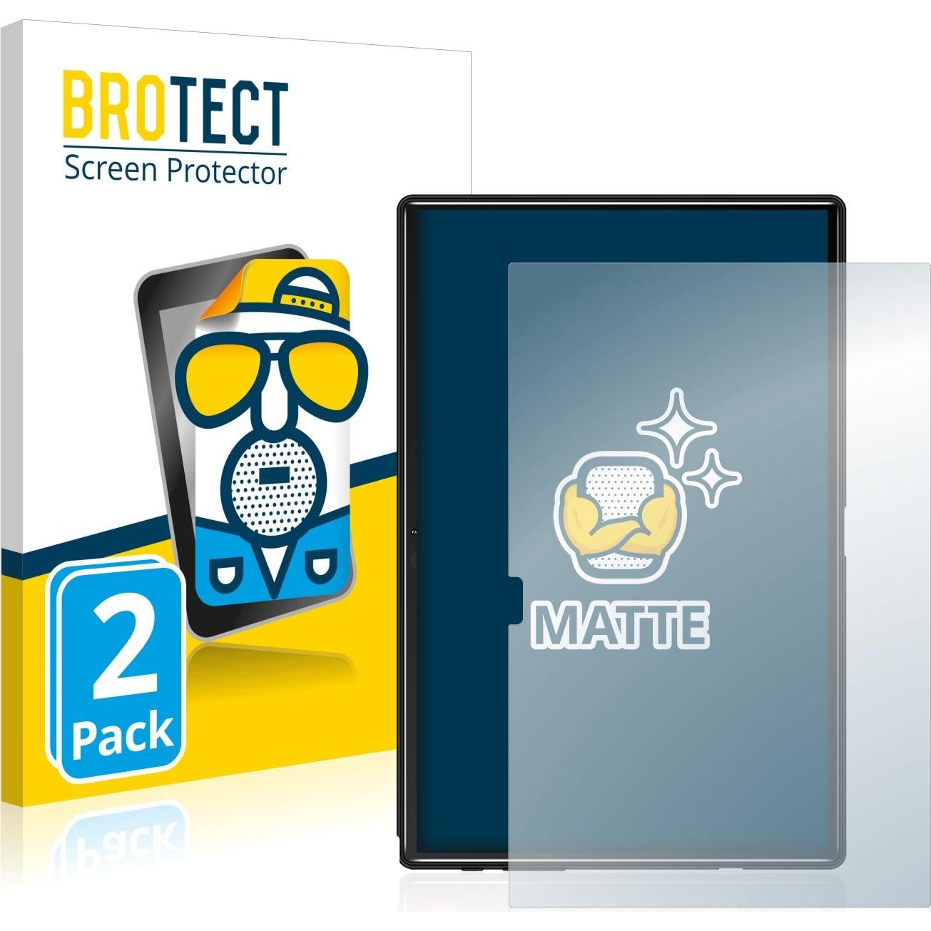 BROTECT Entspiegelungsfolie Displayschutz Displayschutzfolie Folie Matt (2 Stück, T5), Tablet Schutzfolie