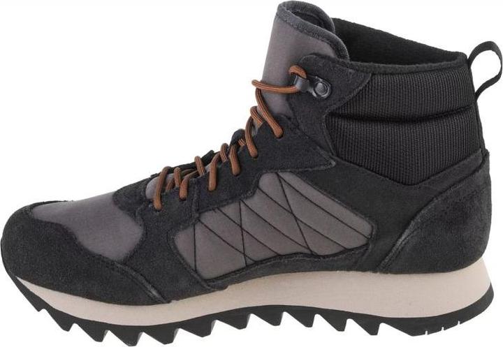 Merrell Alpine Sneaker Mid WP 2 Herren Trekkingschuhe Schwarz, Grösse 43 (43)
