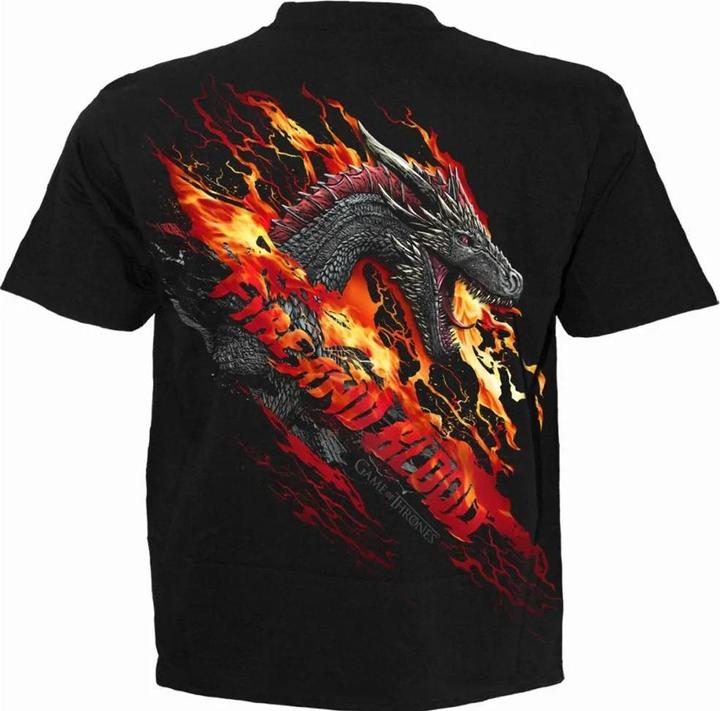 Image du produit Game of Thrones - T-shirt FIRE AND BLOOD - Adulte (S)