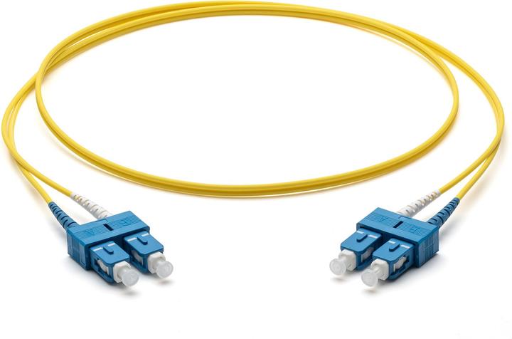 Actual product image Corning Fibre optic patch cable 2x2.0mm 1m yellow F727202G2Z20001M (UTP, CAT6e, 1 m)