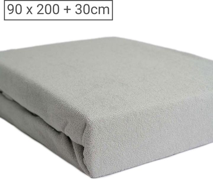 Actual product image Casativo Terry Fixed Sheet Single Bed (90 x 200 cm)