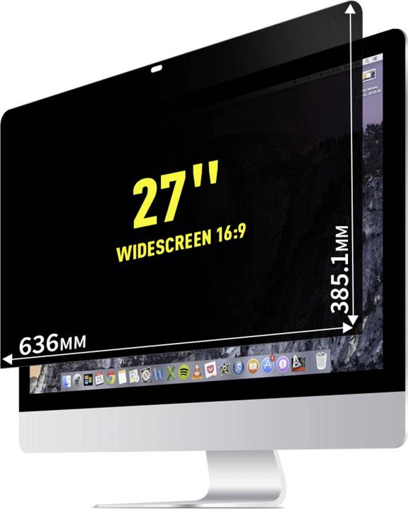 Image du produit Renkforce RF-MPSIMAC-270 Film de confidentialité 68,6cm (27 ) Format : 16:9 RF-6026106 Convient pour Mode (25.04", 16:9)