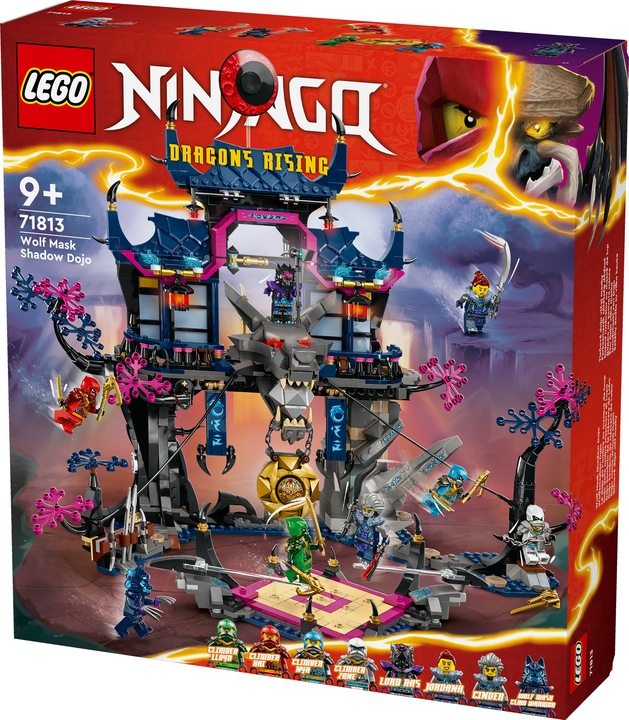 Actual product image LEGO Wolf Mask Shadow Dojo (71813, LEGO Ninjago)