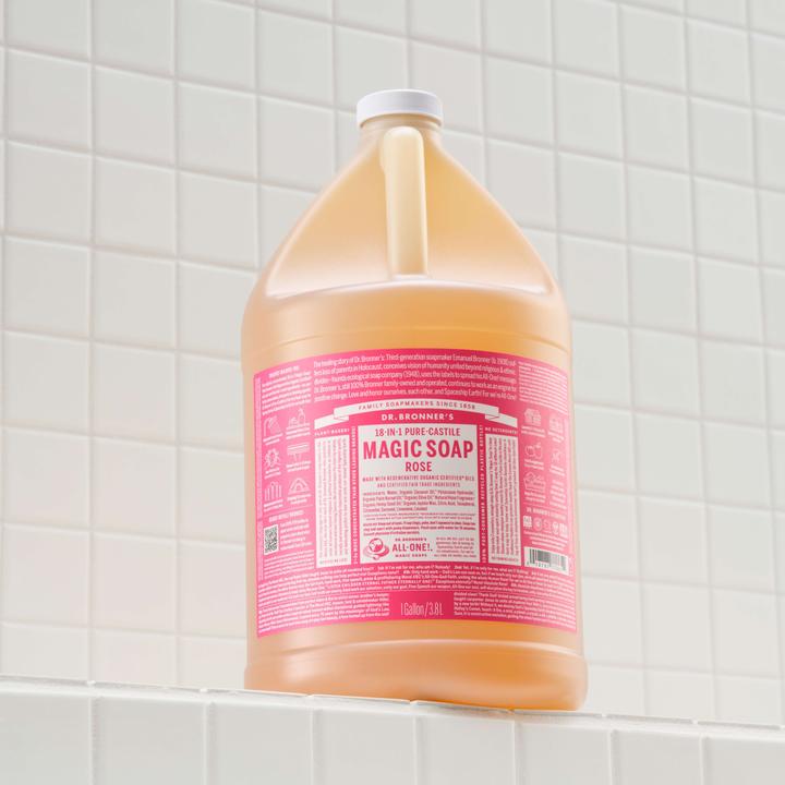 Actual product image Dr. Bronner's 18-In-1 (Liquid soap, 3800 ml)