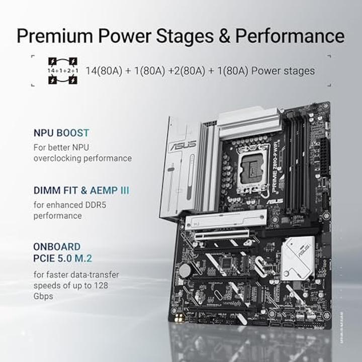 Produktbild ASUS PRIME Z890-P WIFI (LGA 1851, Intel Z890, ATX)