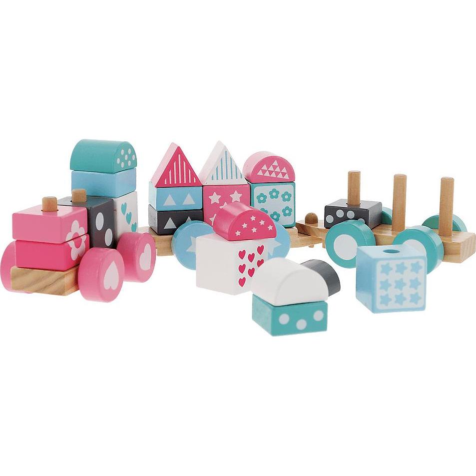 Trefl Holzspielzeug, Pastelove-Wagen (61341)