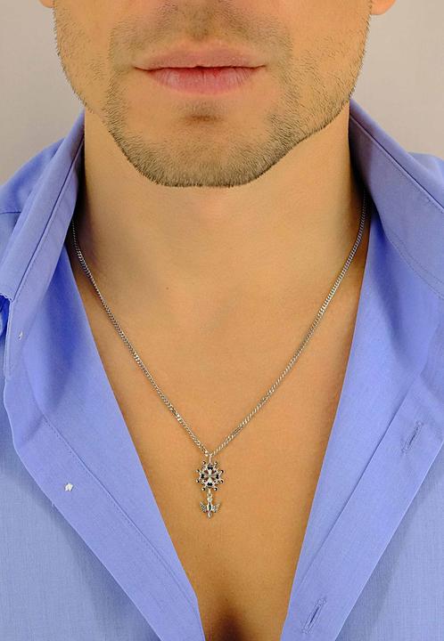 Image du produit Muau Croix huguenote (Or blanc 750/18K)