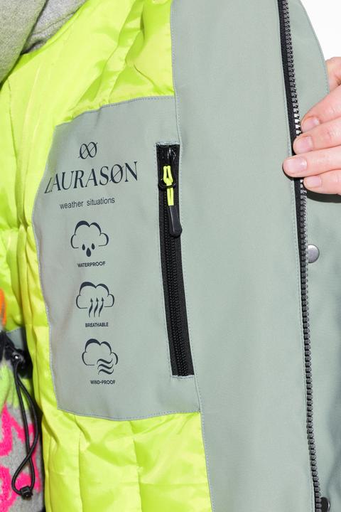 Produktbild Laurasøn Funktionsregenmantel, Kapuze, 2-Wege-Zipper, wasserdicht (L)