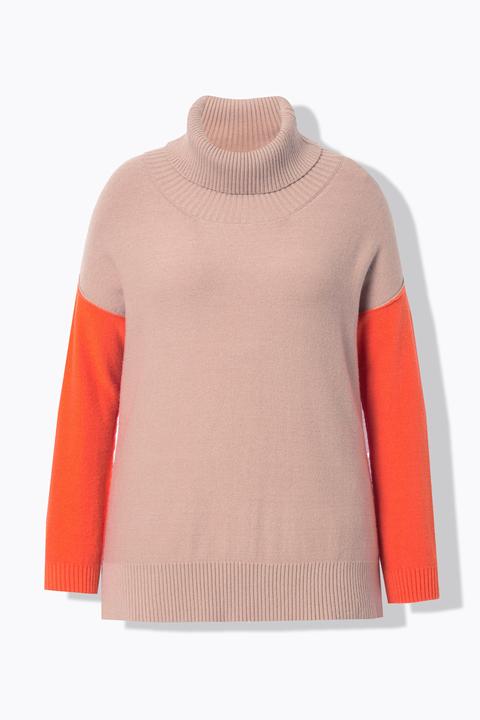 Produktbild Miamoda Pullover, oversized, Stehkragen, Colorblocking (50, 52)
