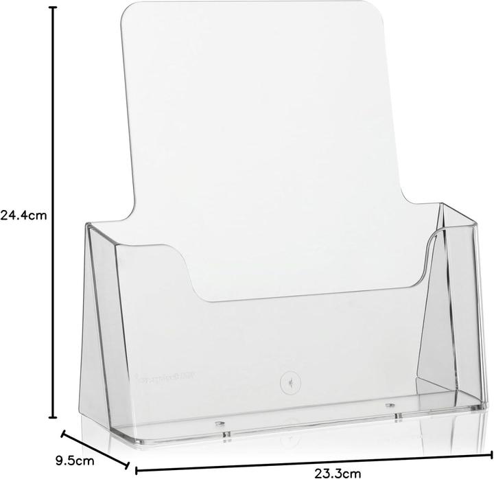 Actual product image VitaDisplays Tabletop Brochure Holder for Flyers and Folders (A4)