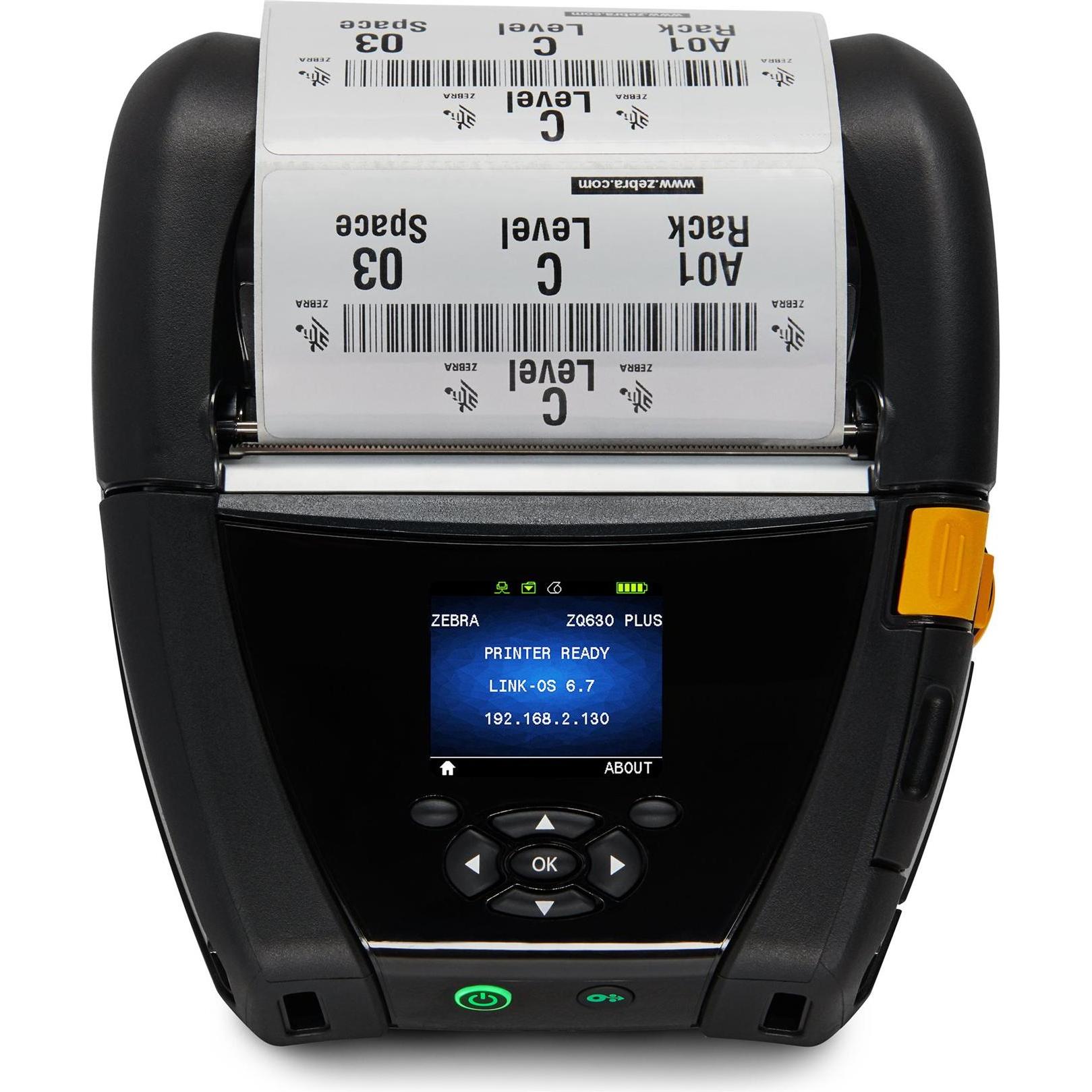 Thumbnail - Zebra DT Printer ZQ630 Plus English (203 dpi), Etikettendrucker, Schwarz