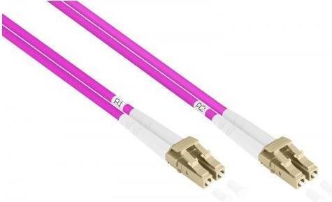 Actual product image Good Connections Patch cable FO Duplex OM4 PANZERKABEL (Multimode, 50/125) LC/LC, LSZH, steel armour and rodent sc (10 m)