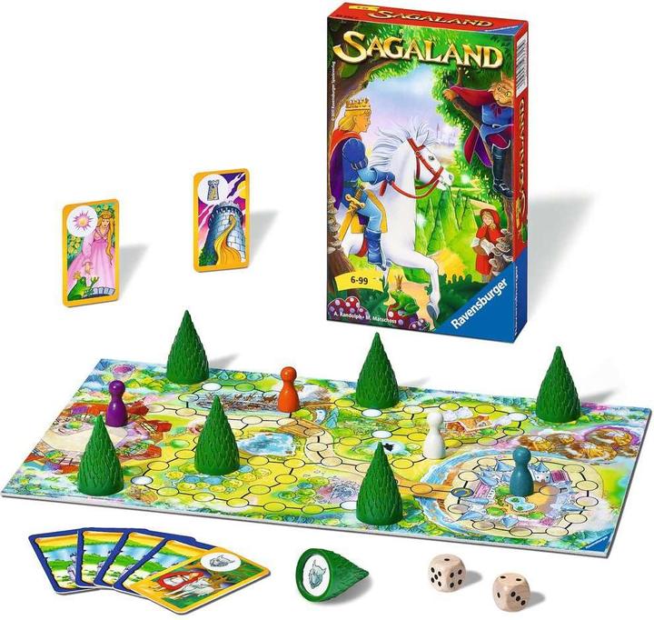 Actual product image Ravensburger Sagaland (German, French, Italian)