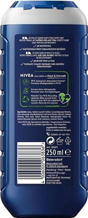 Actual product image NIVEA MEN Hydro Care Pflegedusche (250 ml)