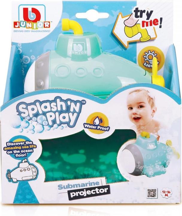 Actual product image BB Junior Splash'n Play submarine with lights