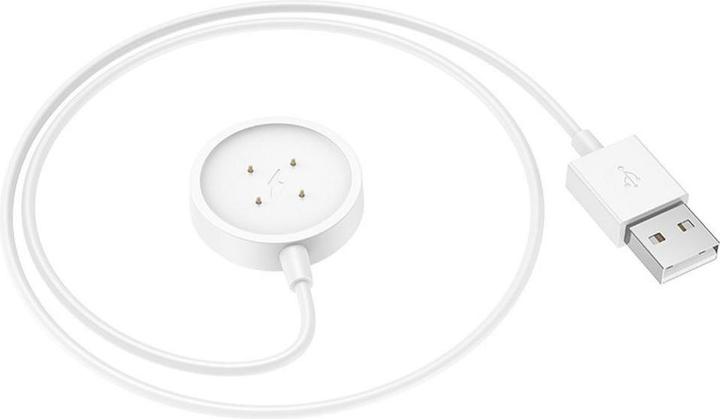 Actual product image Hoco Cable smartwatch charging cable Y24 0,6 m white