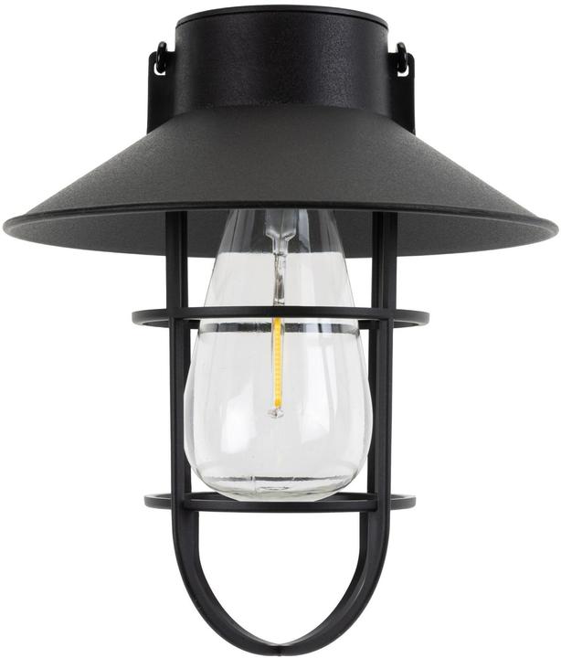 Actual product image Cocon Lantern LED solar, black, energy efficiency class EnEV