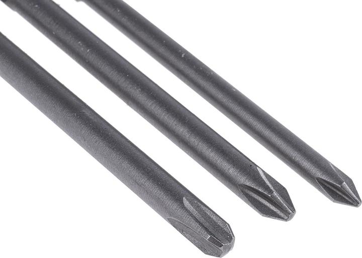 Actual product image Bosch Professional Zubehör Screwdriver bit set extra-hard, 3-piece, PH1, PH2, PH3, 89 mm (Cross Phillips PH M1, Cross Phillips PH M2, Cross Phillips PH M3)