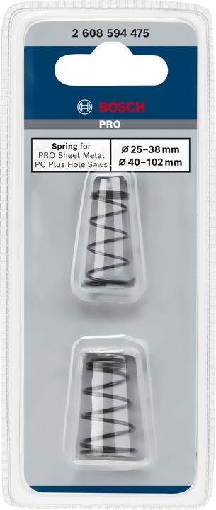 Produktbild Bosch Professional Zubehör PRO Sheet Metal PC Plus Lochsägen Auswurffeder (8 Millimeter)