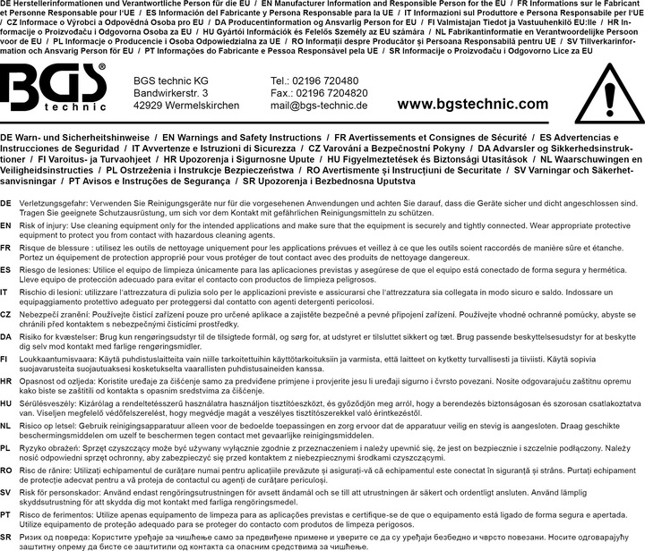 Immagine prodotto BGS Pulitore a ultrasuoni 30 l (40 kHz, 30000 ml)