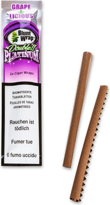Image du produit Blunt Wraps Double Platinum Grape-a-licious 2 en 1