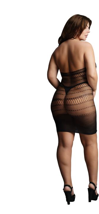 Produktbild Le Désir High Lace Neck Net Mini Dress