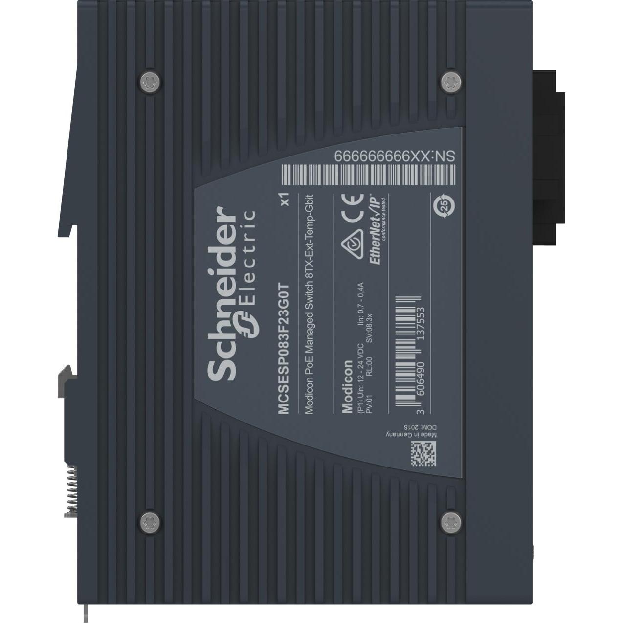 Thumbnail - Schneider Electric MCSESP083F23G0T (8 Ports), Netzwerk Switch