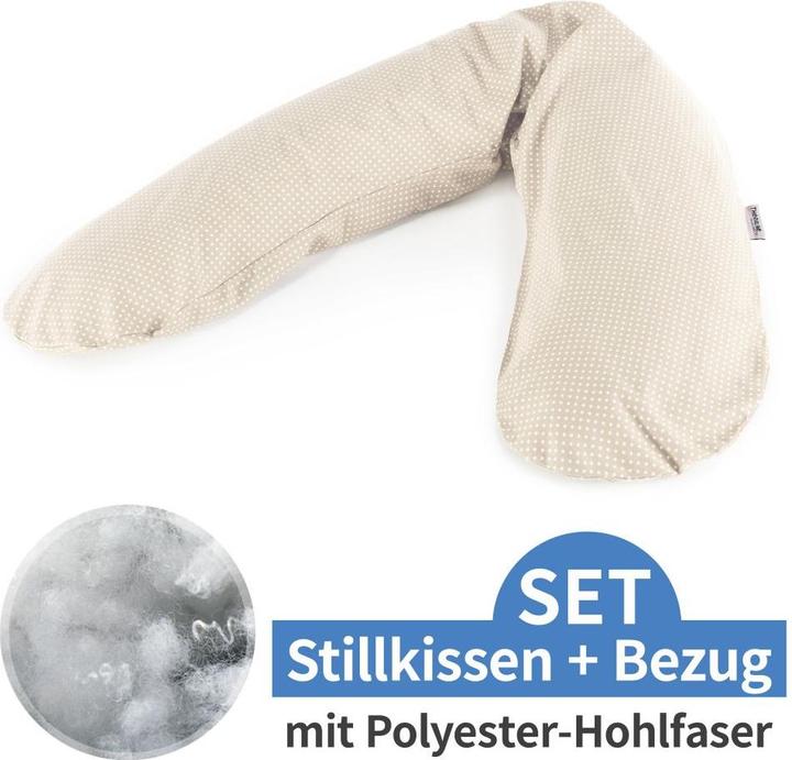 Actual product image Theraline Nursing pillow "The Original" with polyester hollow fibre filling incl. cover 190 cm (190 cm)