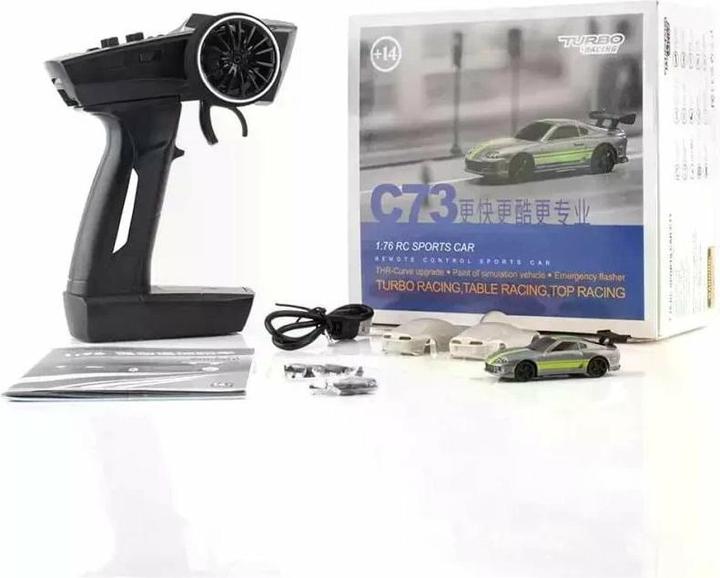 Actual product image Turbo Racing Micro Sport C73, Green, RTR, 1:76 (RTR Ready-to-Run)