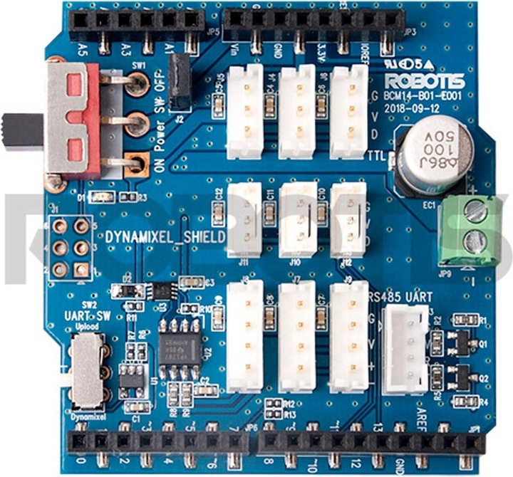 Immagine prodotto Robotis Controllore di servomotore DYNAMIXEL Shield per Arduino MKR (Inglese)