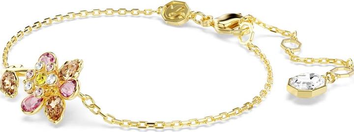 Immagine prodotto Swarovski Idyllia Armband Verschiedene Schliffe Blume Mehrfarbig Goldlegierungsschicht (20 cm, Metallo Swarovski)