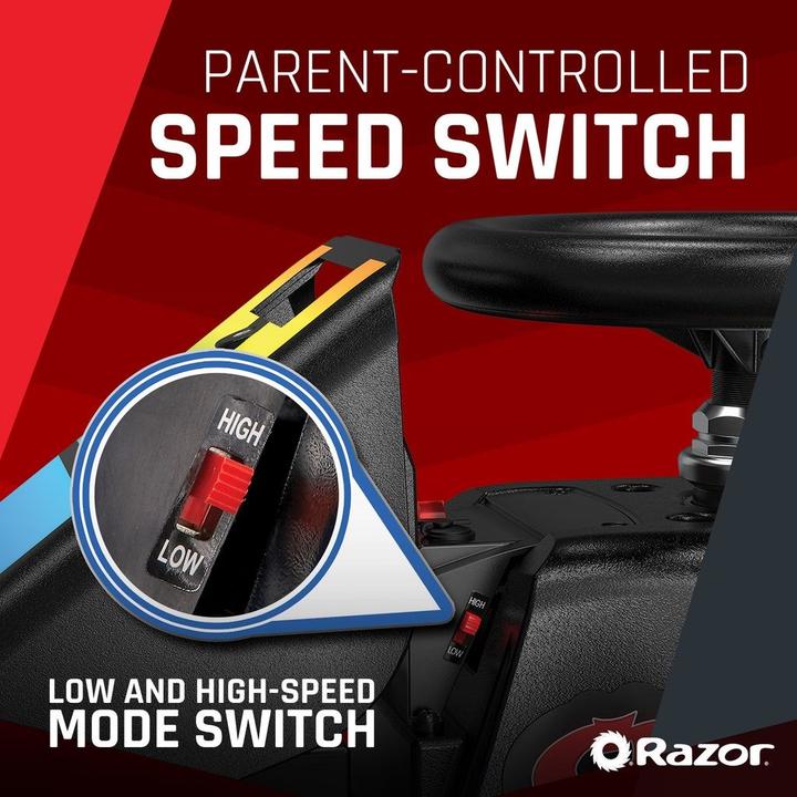 Actual product image Razor Crazy Cart Shift Lightshow (Lithium), age recommendation from