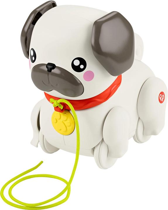 Actual product image Fisher-Price play & pull pug