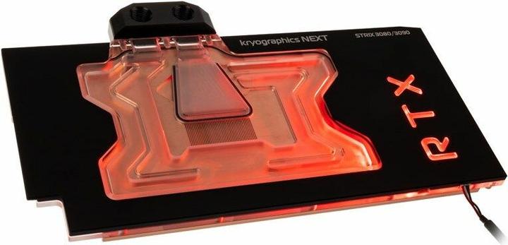 Aqua Computer kryographics NEXT RTX 3080 / 3090 Strix GPU Wasserkühler - Kupfer + Acryl