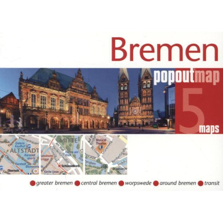 Bremen PopOut Map, Landkarte