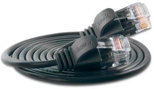 Actual product image Wirewin Slim patch cable: UTP, 5m,black (U/UTP, CAT6, 5 m)