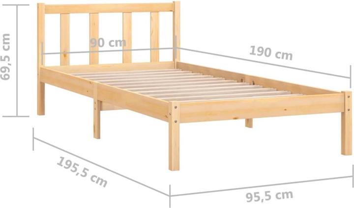 Produktbild vidaXL Volodymyr (90 x 190 cm)