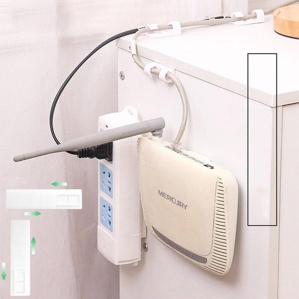 Produktbild Hermex Universal Wandhalterung für Steckdosenleiste Wifi Router Display