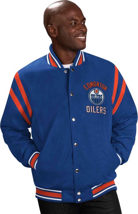 Immagine prodotto G-III Giacca Edmonton Oilers Tailback Varsity (L)