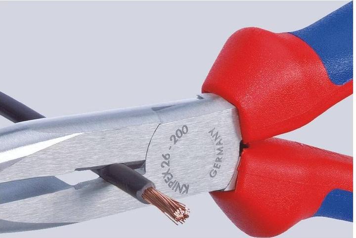 Produktbild Knipex Flachrundzange mit Schneide (200 mm)