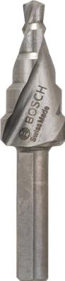 Produktbild Bosch Professional Zubehör Stufenbohrer HSS, für Kabelverschraubungen, M10-M40, 10 mm, 125,5 mm, 16 Stufen (10 mm)